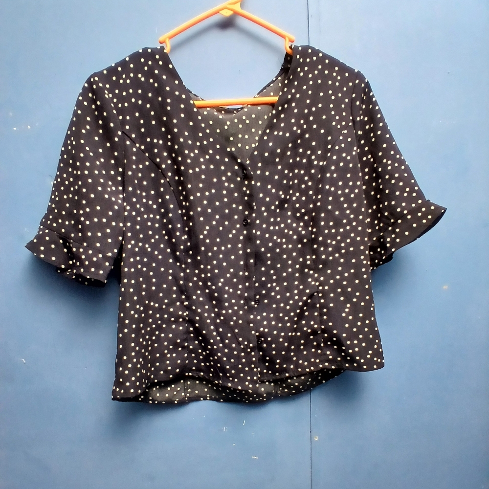 Polka Dot Women's Top